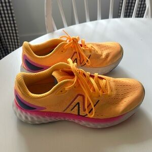 New Balance Orange and Pink Fresh Foam sneakers